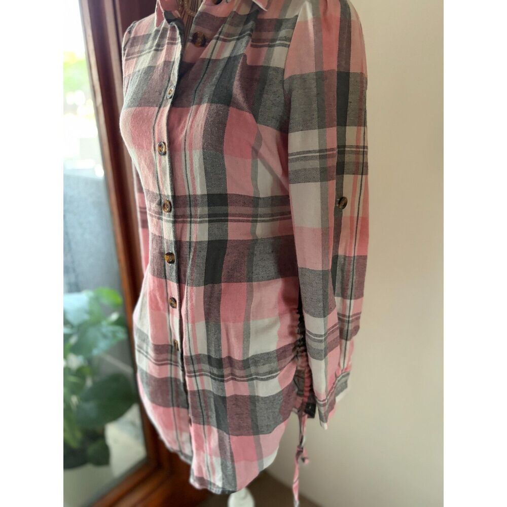 Classic Flannel Fitted Preppy Western Rustic Y2K Casual Autumn Check Shirt Dress